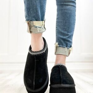 NWT.  Corkys Pillow Talk Booties in Black Faux Suede.